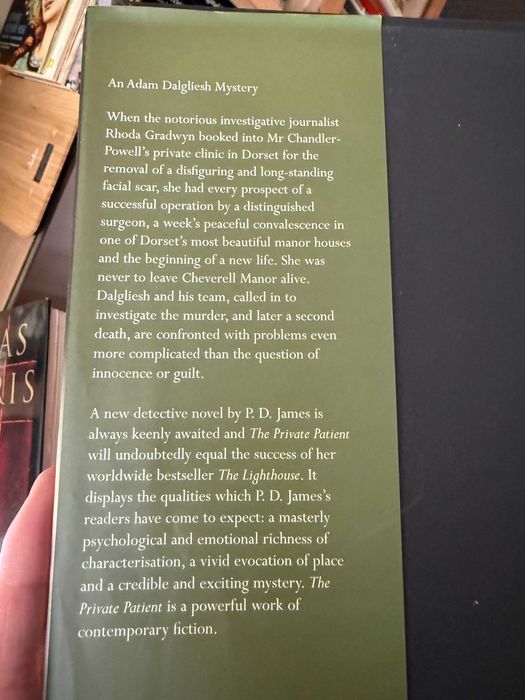 P. D. James – The Private Patient