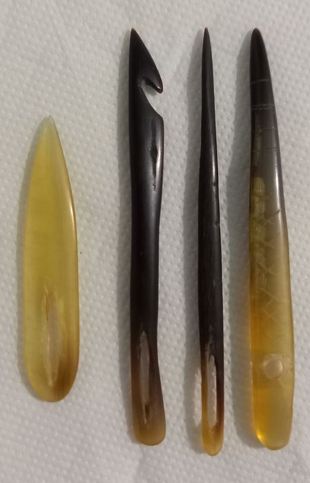 Agulhas de crochê, vendo,material corno, crafts