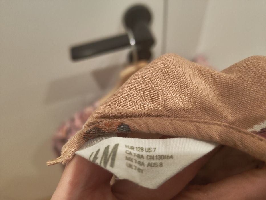 Set sukienek H&M dla dziewczynki 128