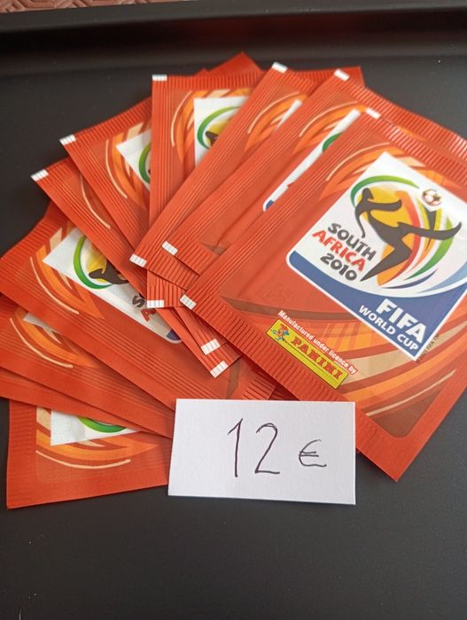 Lote de saquetas Panini do Mundial 2010