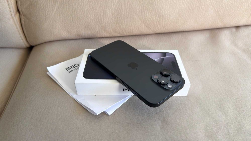 Vendo troco iPhone 16 Pro Max 256Gb Preto C/Fatura e Garantia Apple