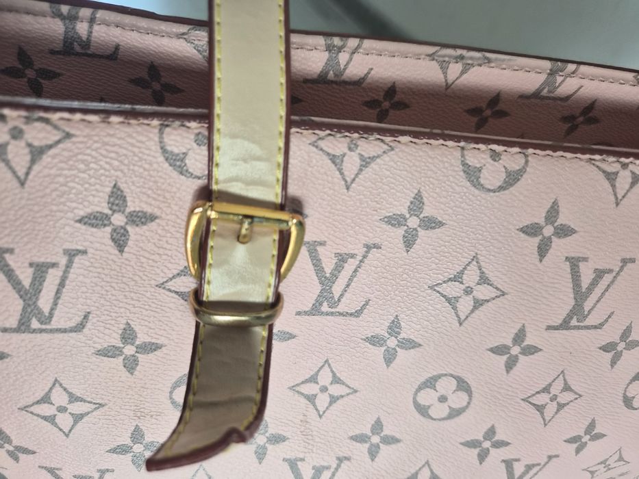 Louis Vuitton rozowa klasyczna shopperka