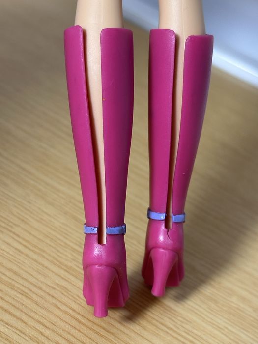Kozaki różowe dla lalki Barbie