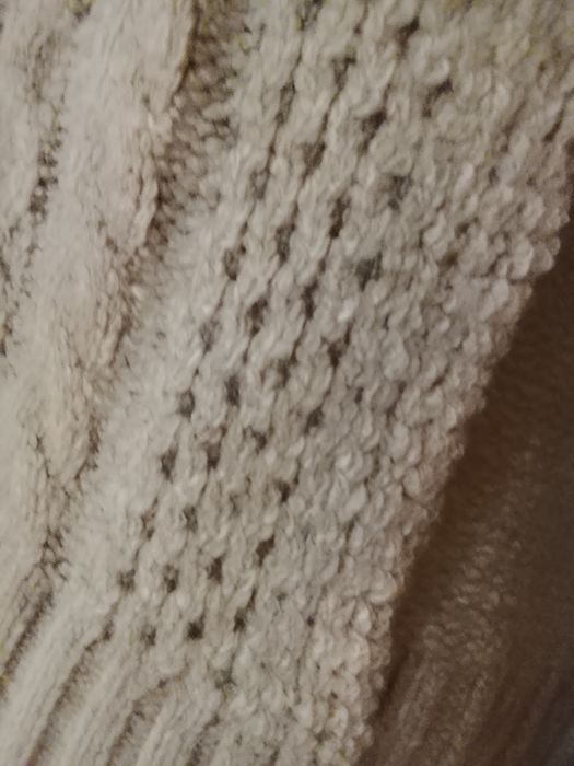 Sweter długi i gruby