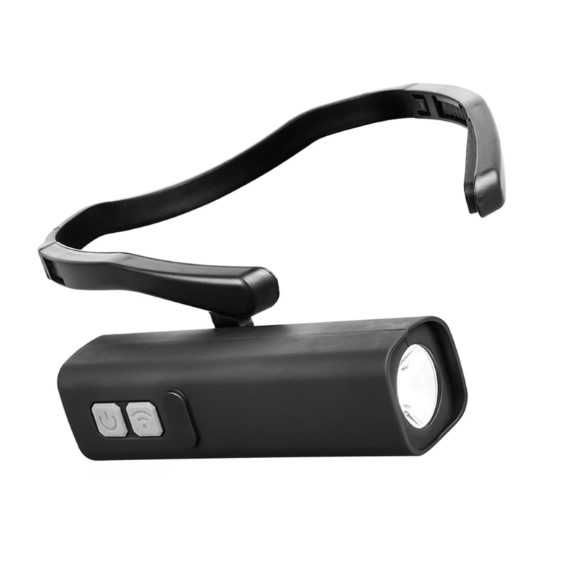 Ear‑Mounted Headlight LED – Luz de Orelha Recarregável – Mãos Livres