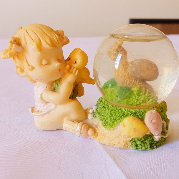 Conjunto de 3 bonecos figuras em resina