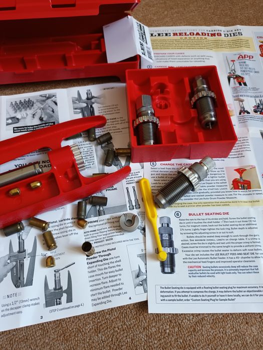 Матрицы для релоадинга 9мм + пресс переносной