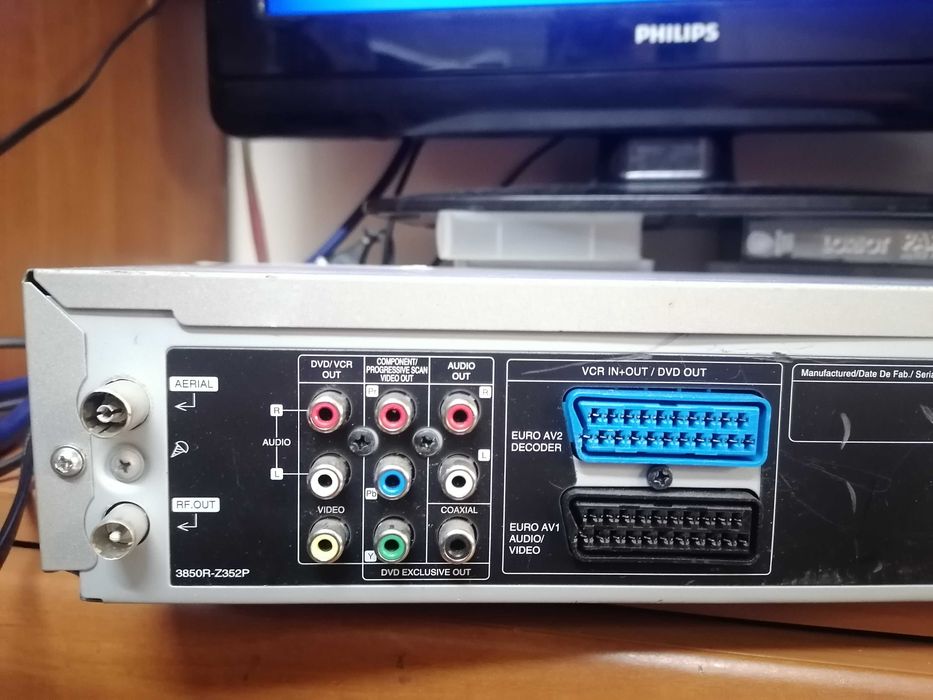Magnetowid VHS Philips DVP3100V HI-FI stereo pilot COMBO Pilot