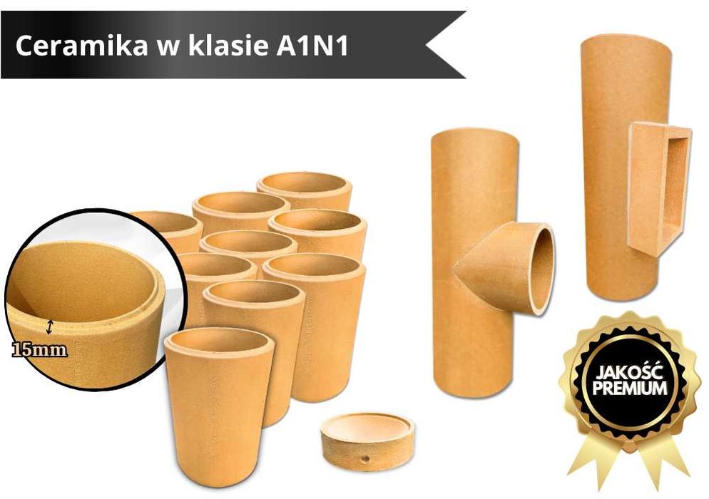 Komin systemowy 8m KW fi 200 GRALKO IZOLOWANY System Kominowy