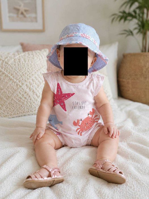 Rampersy na lato F&F - rozmiar 6-9 m-cy