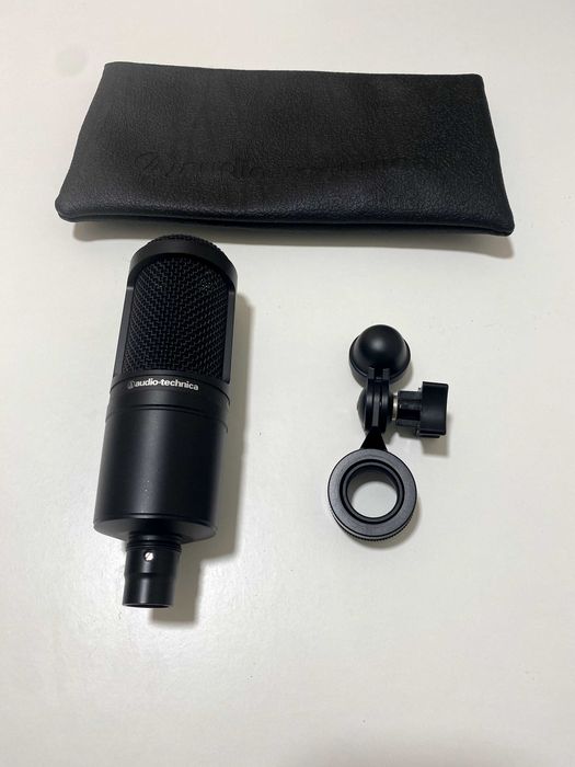 Microfone Audio-Technica AT2020 + Suporte