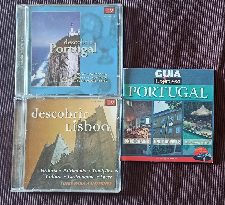 3 CDRom sobre Portugal