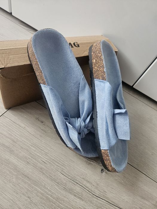 Klapki baby blue rozm. 40 #NOWE