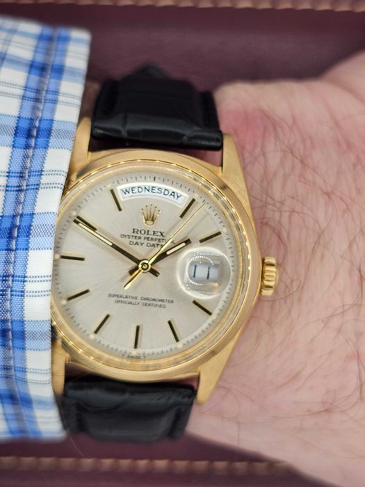 Rolex Day Date President lite złoto 18K śliczny oryginalny stan + box