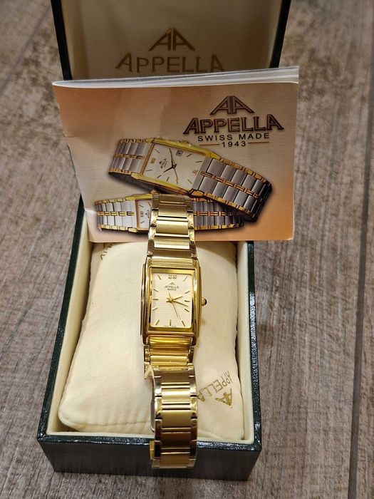 Швейцарские женские часы Appella Geneve (Ref. 182) Полный комплект
