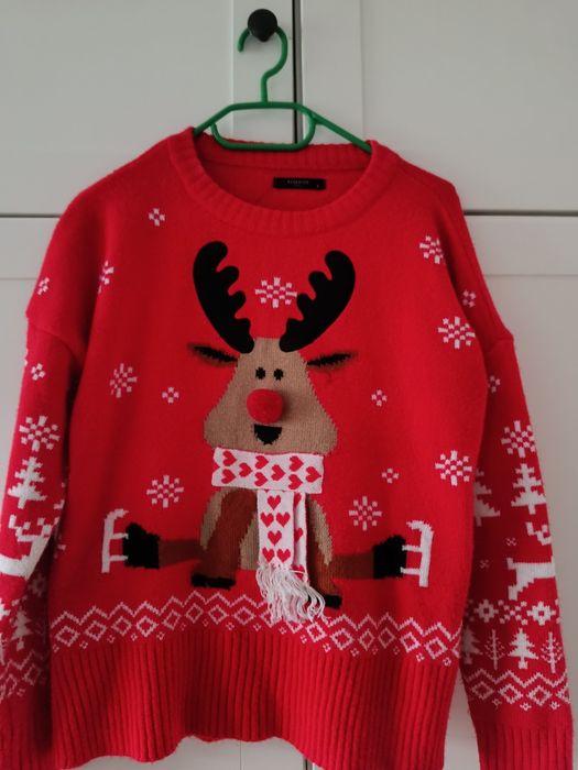 Sweter świąteczny damski