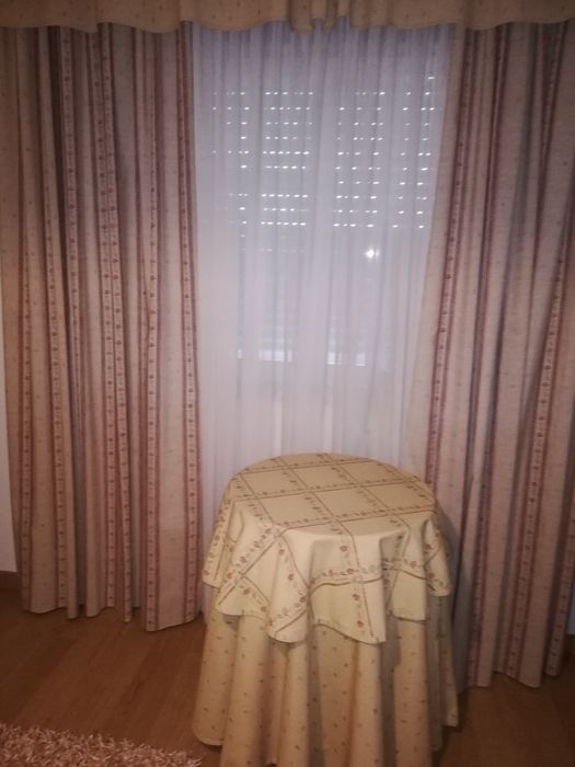 Conj edredom, e cortinas
