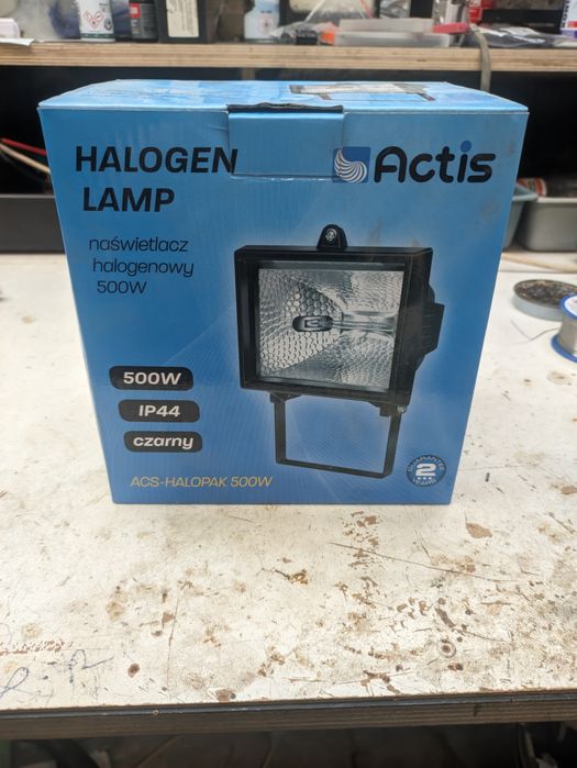 Reflektor halogenowy lampa halogenowa Actis 500W