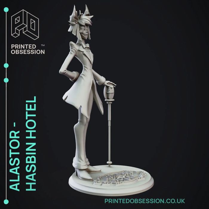 Alastor | Hazbin Hotel | Figurka | 16cm | druk 3D z żywicy (12K) w.24h