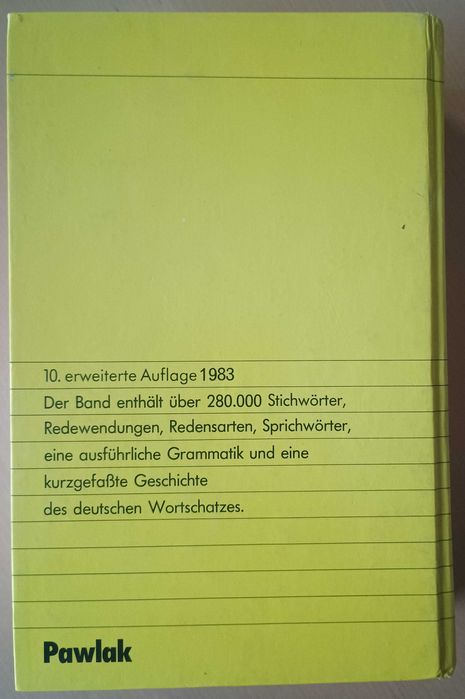 Słownik niemiecki Deutsches Wörterbuch Mackensen Pisownia Gramatyka