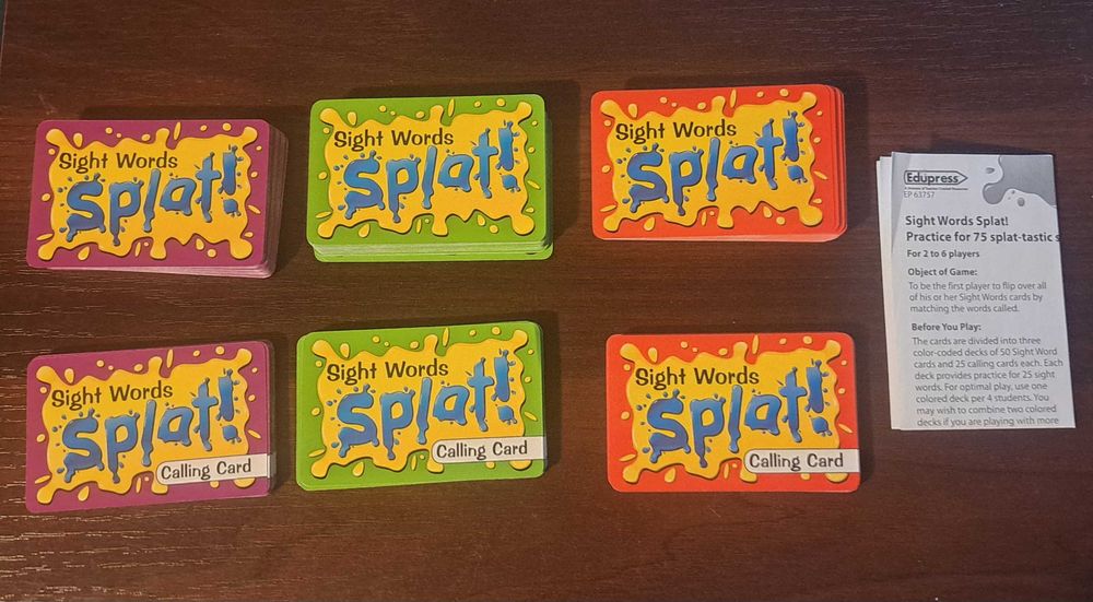 Sight words SPLAT GR K-1