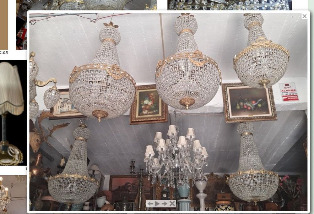 Lustres/Grande stock