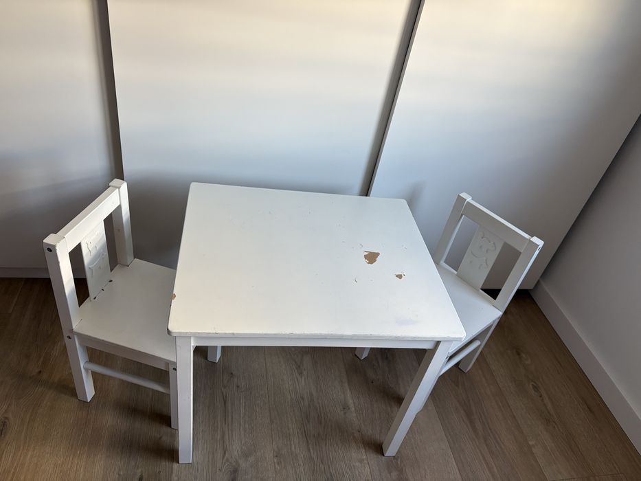 Stolik i dwa krzesła Ikea Kritter