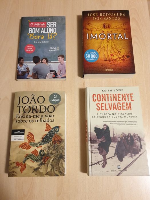 Livros variados (nacionais e estrangeiros)