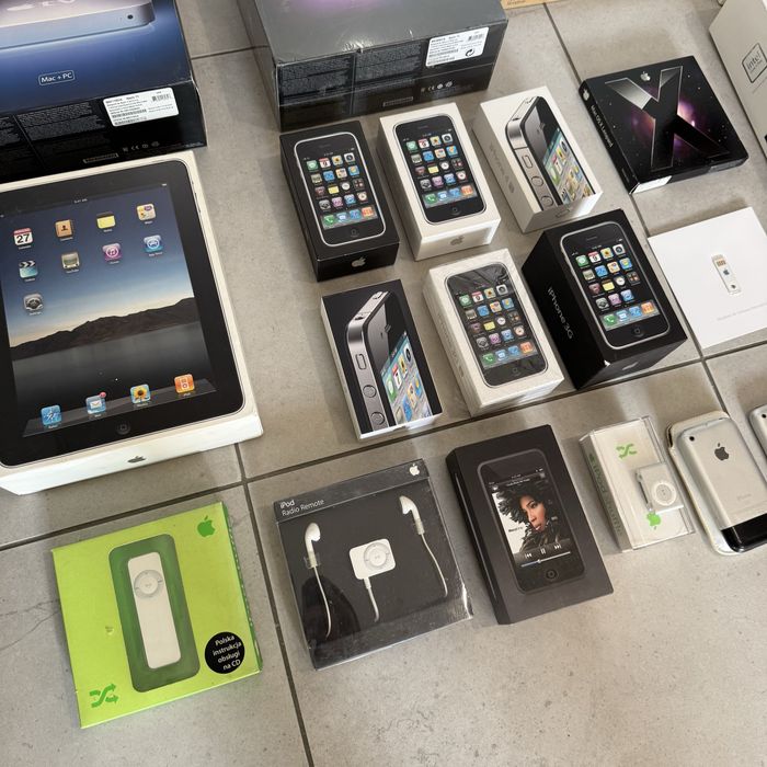 Kolekcja Przemdiotów Apple unikaty vintage iPhone 2g 4 3g iPad Mackboo