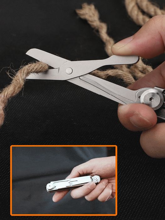 Мультитул с ножницами и набором бит фиксатор лезвия по типу leatherman ...