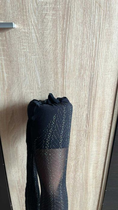 Rajstopy kryjące z brokatem nr 1