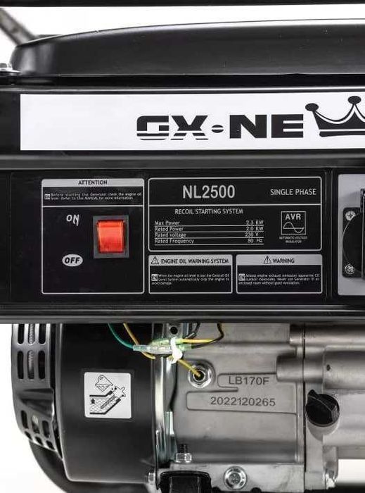 Бензиновий генератор GX NewLand NL3500 / 3 кВт електрогенератор