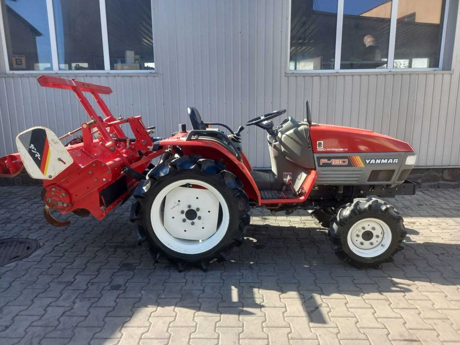 Japoński Traktor ciągnik YANMAR F180 4x4 + glebogryzarka 18 KM