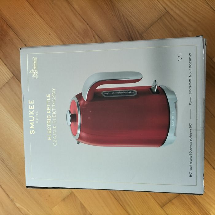 Czajnik elektryczny Smukee czerwony