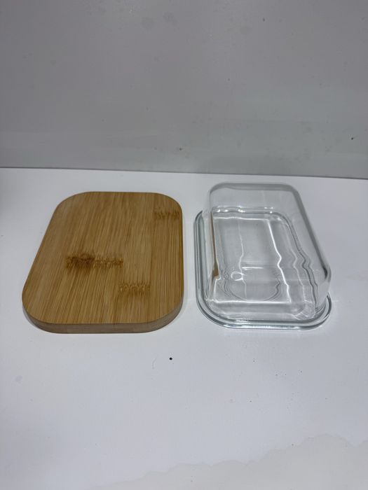 Масленка стеклянная