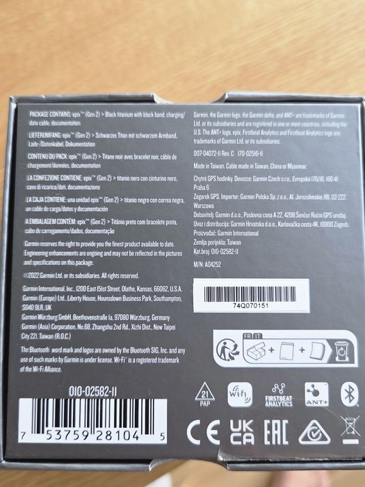 Garmin Epix Gen 2 Sapphire (Tytan / Szafir) – Klasa Premium na nadgarstku!