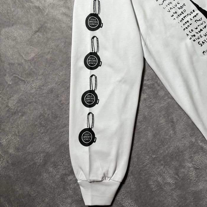 Лонгслив ERD long do what thou wilt білий M L XL
