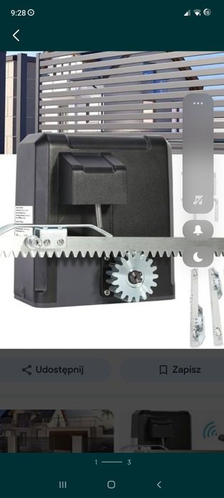 Napęd automat automatyka do bramy przesuwnej