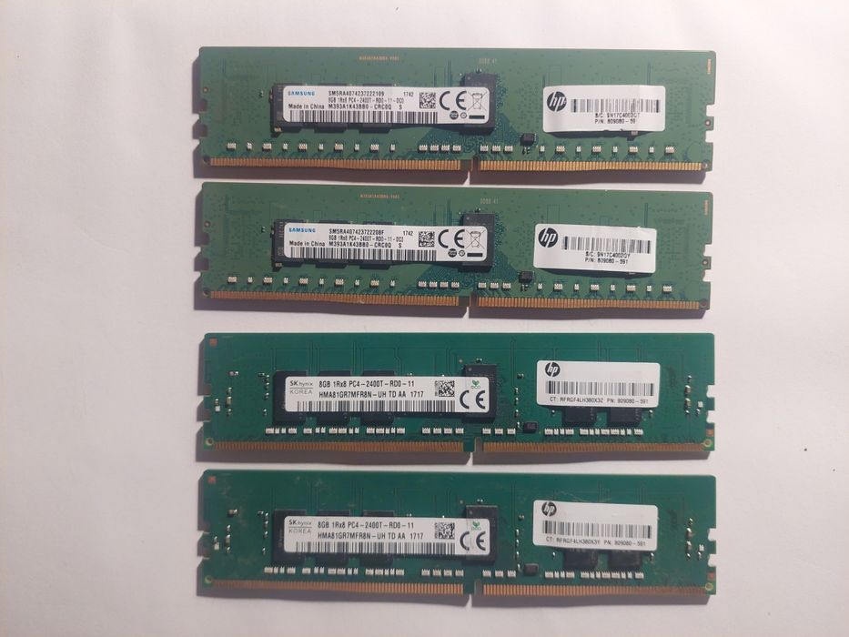 ddr4 на 8Гб 2133  2400 серверна оперативна память