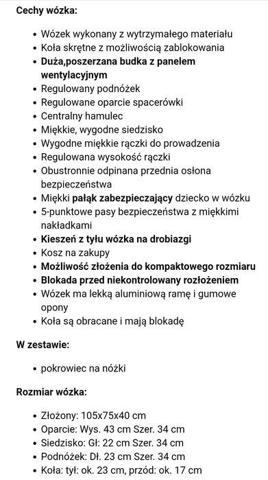 Spacerówka dla maluszka