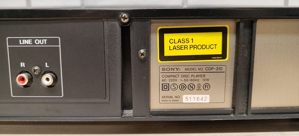 Odtwarzacz CD player SONY CDP-310