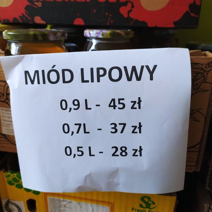 Miód lipowy z własnej pasieki