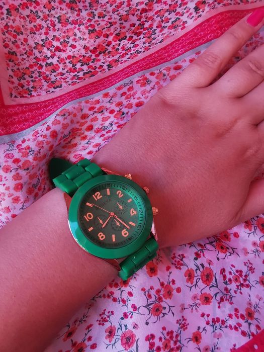 Relógio Verde Garrafa64586205403649123