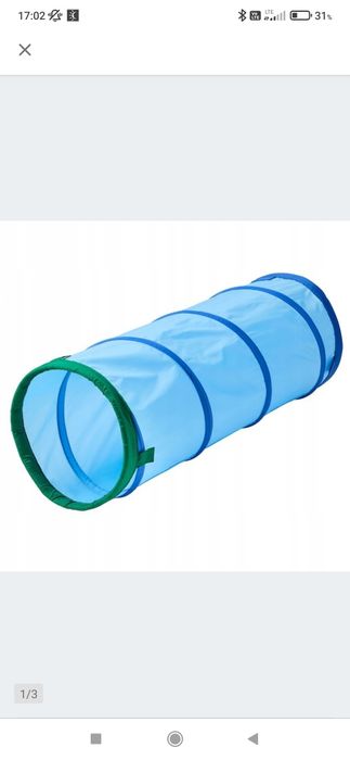 Tunel Ikea niebieski