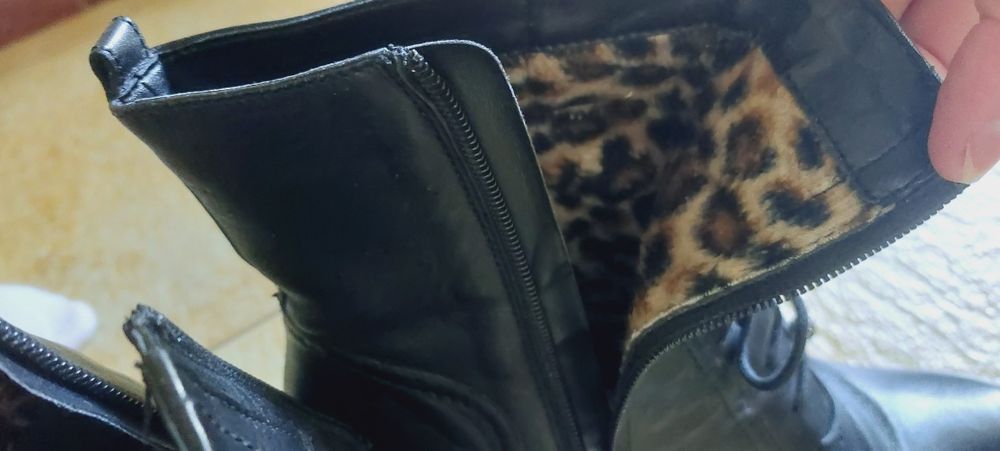 Jak nowe skórzane buty jesienno-zimowe, r. 39, wkładka 25,7cm