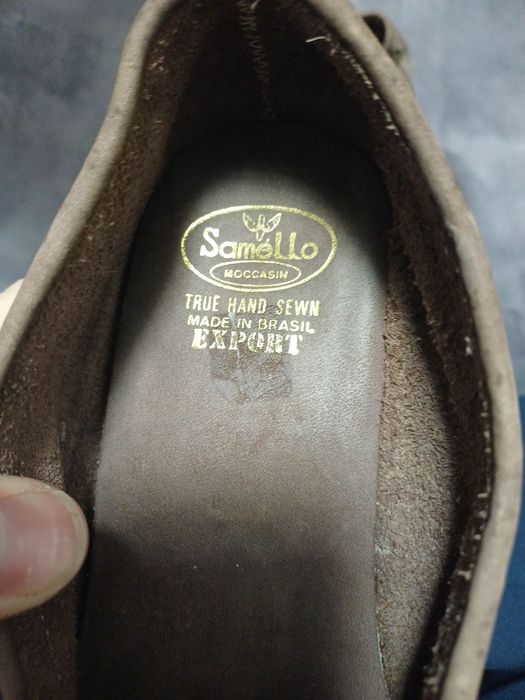 Mokasyny męskie skórzane Saméllo Made in Brazil rozmiar 45