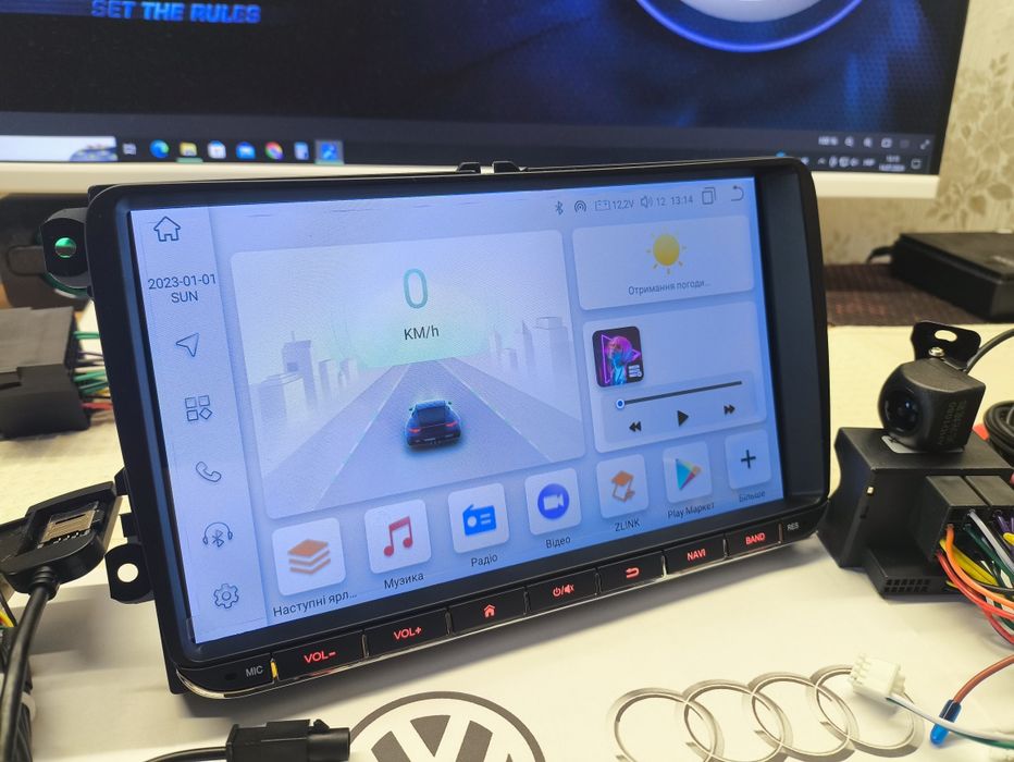 ‼️+2 Камери‼️Магнитола Volkswagen Skoda Seat Golf CarPlay