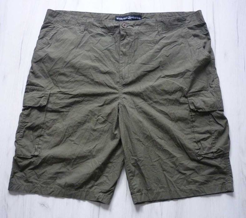 Duże męskie krótkie spodnie BEVERLY HILLS POLO CLUB W44 3XL bojówki