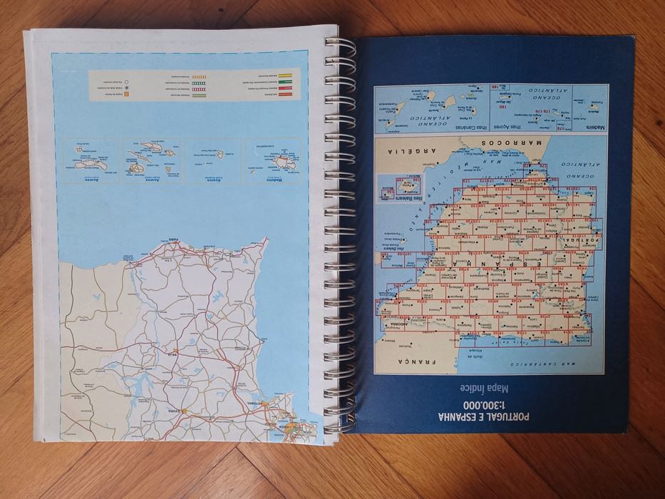 Mapas de Portugal- Portugal e Espanha, do Diário de Notícias