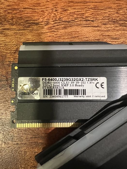 G. Skill Triden z5 64gb 6400mhz Ram